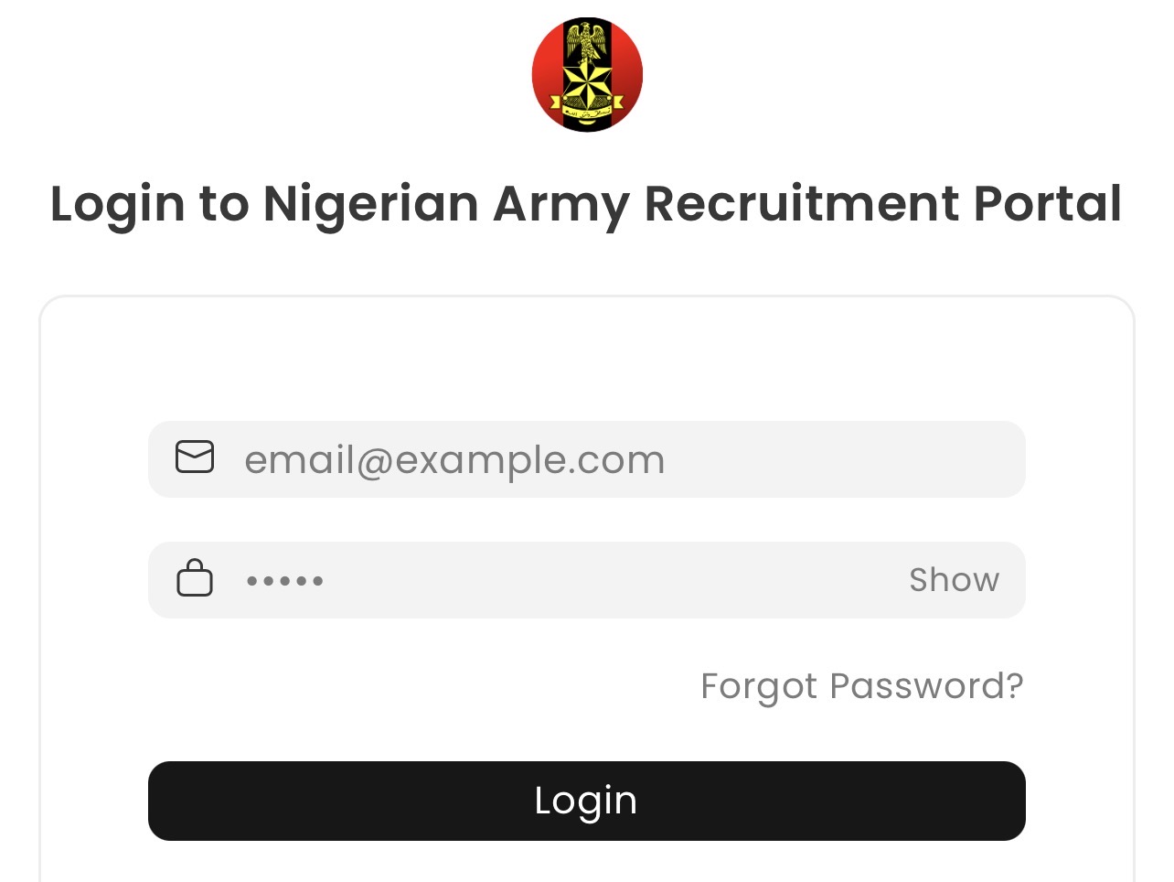 (2026) Nigerian Army SSC Recruitment: Portal, Application Form, Requirements, Login, and Deadline