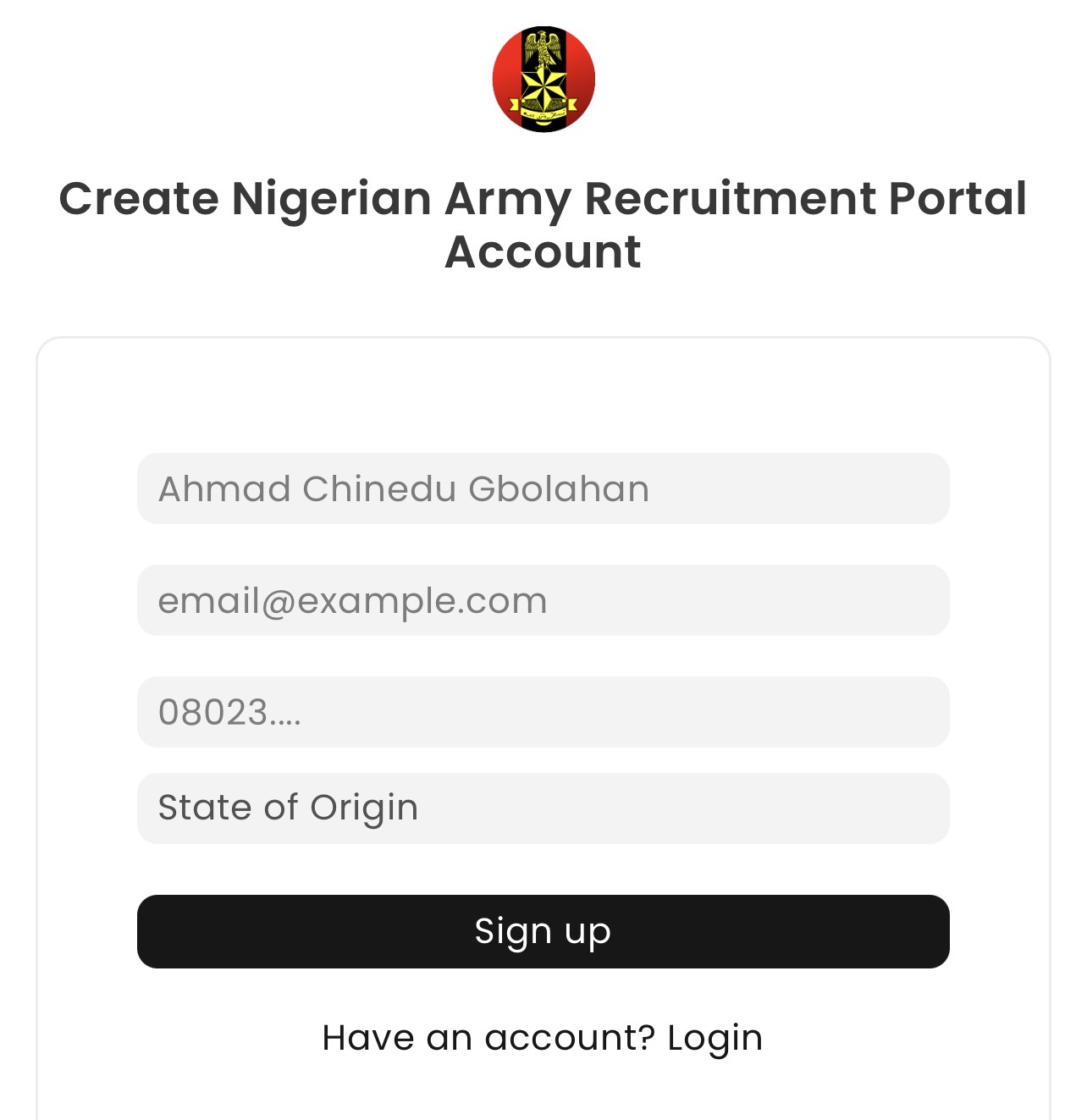 (2026) Nigerian Army Recruitment Portal: Login, Application Form, Requirements, and How to Apply
